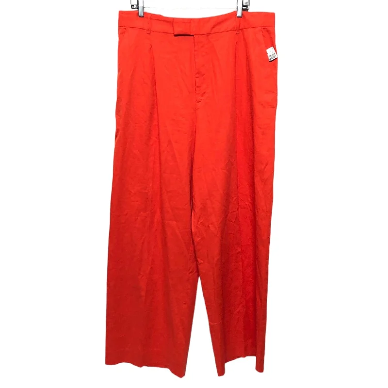 Casual Wear Pants Linen By Banana Republic In Orange, Size: 18