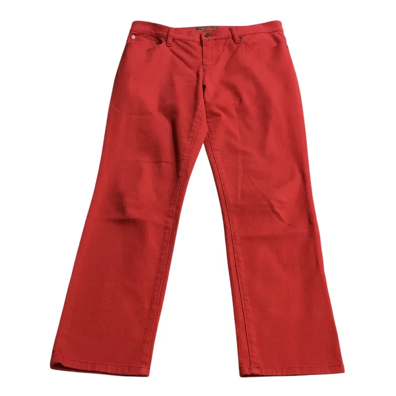 Printed Pants Pants Other By Lauren By Ralph Lauren In Red, Size: 10