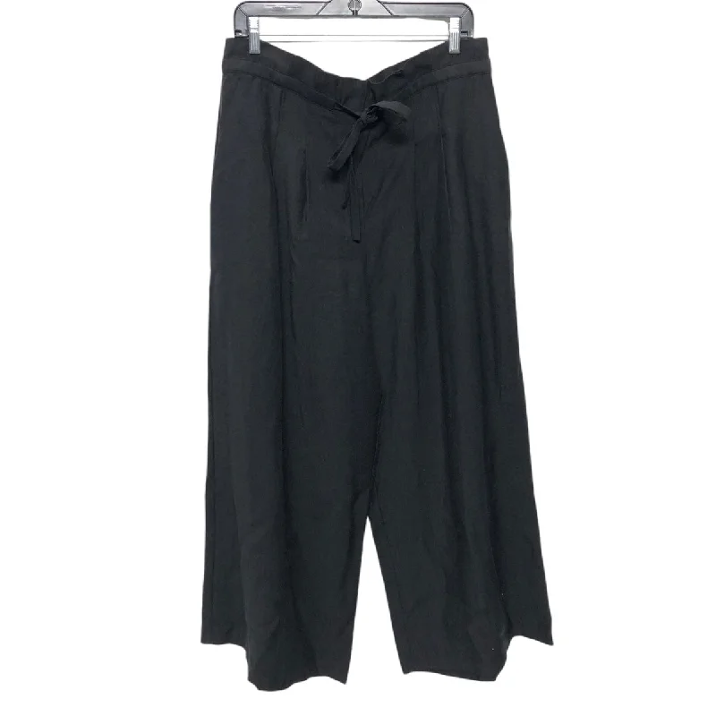 Boho Menswear Pants Wide Leg By Antonio Melani In Black, Size: 14