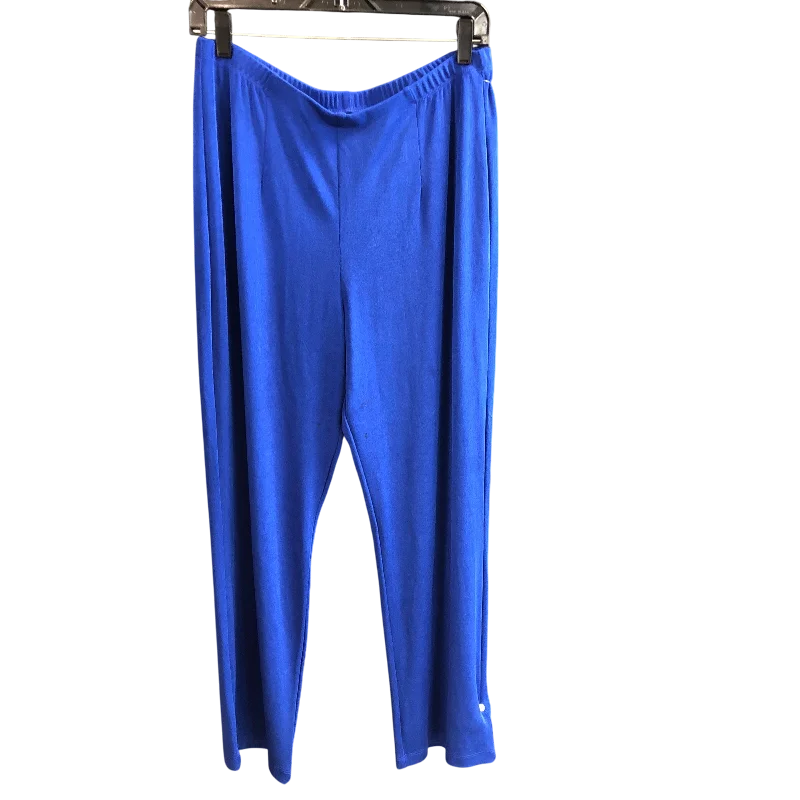 Urban Shirts Pants Wide Leg By Chicos In Blue, Size: L