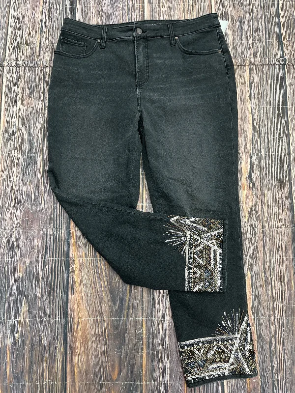 Stylish Joggers Black Pants Other Chicos, Size 14