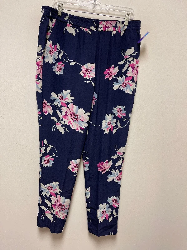 Utility Vests Floral Print Pants Dress Joie, Size L