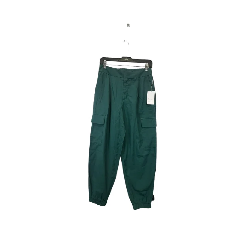 Soft Fabrics Green Pants Cargo & Utility A New Day, Size 6