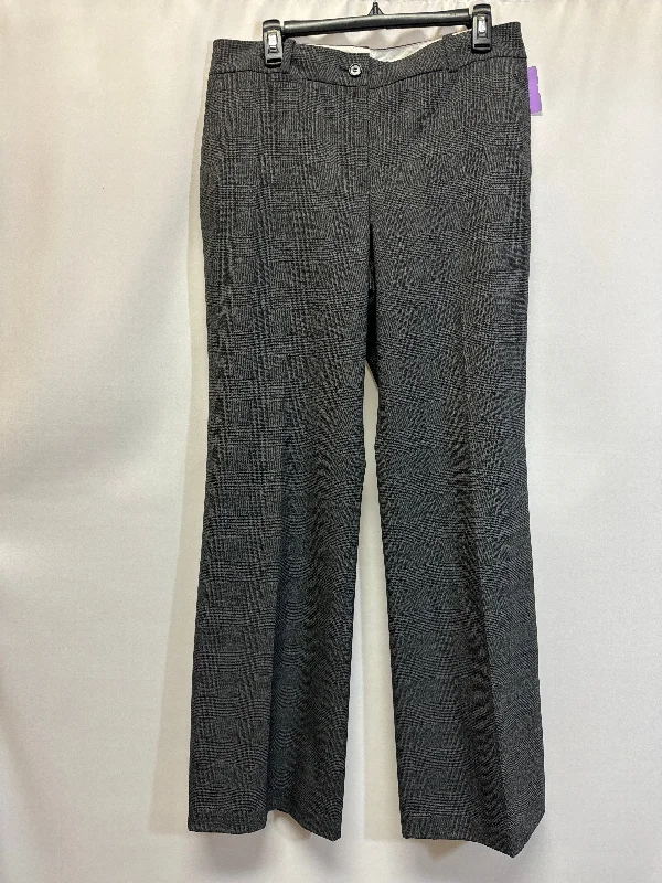 Leather Gloves Grey Pants Dress Ann Taylor, Size 10