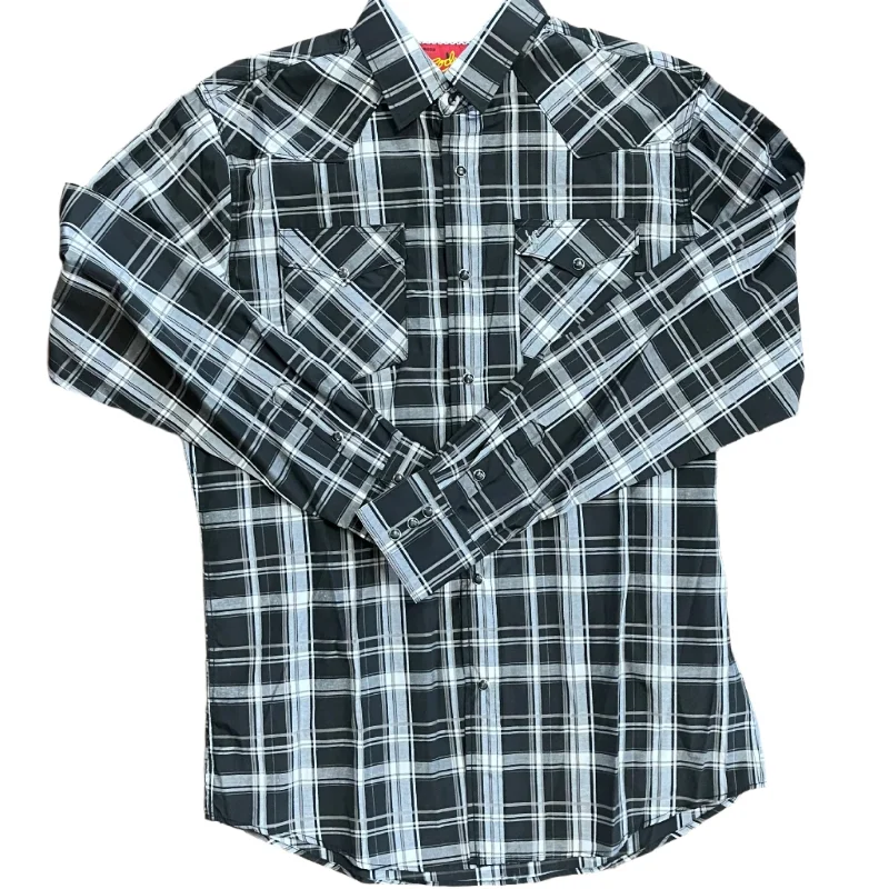 Casual Comfort Black Plaid