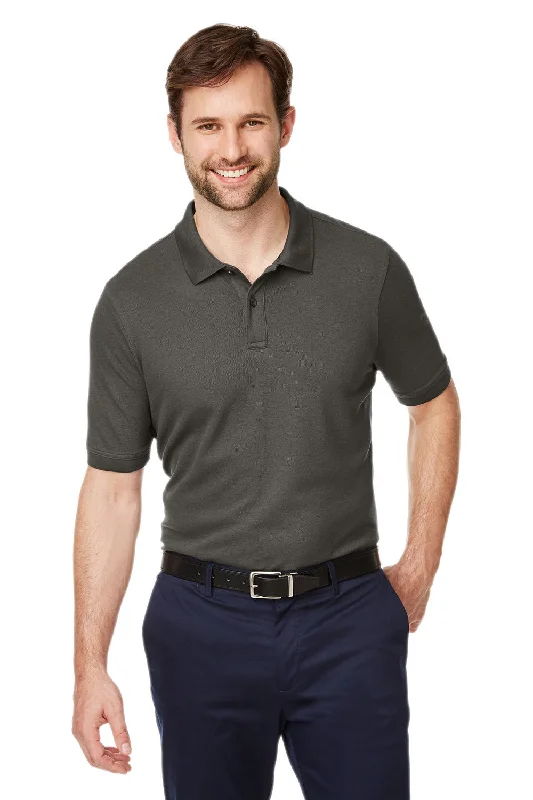 Casual Wear Devon & Jones Mens New Classics Performance Moisture Wicking Short Sleeve Polo Shirt - Graphite Grey