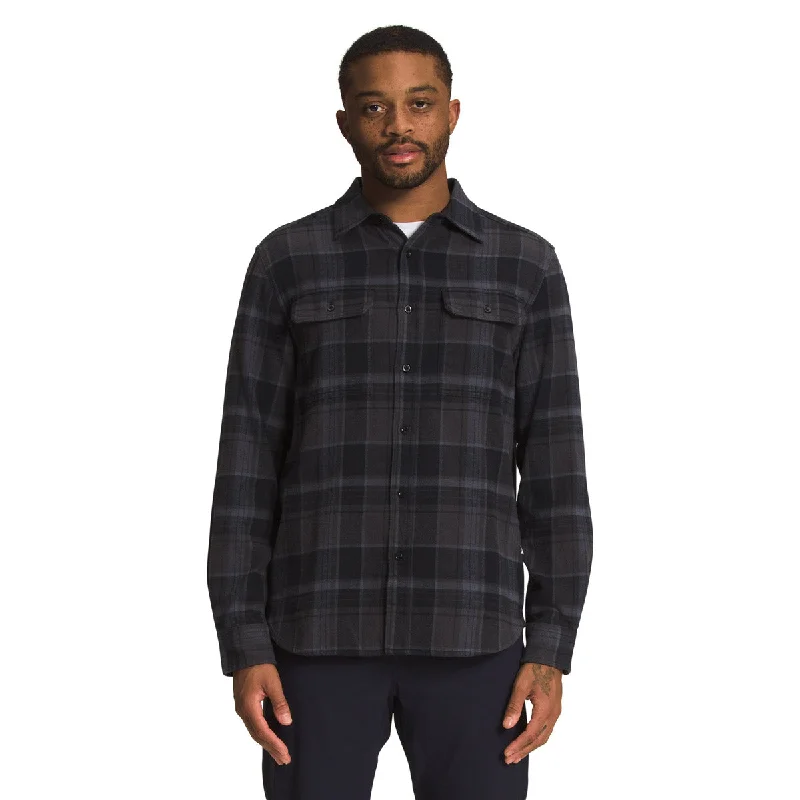 TNF Black Large Half Dome Plaid 2