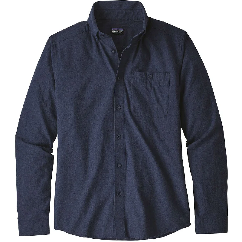 Relaxed Shirts Men's Long-Sleeved Vjosa River Pima Cotton Shirt