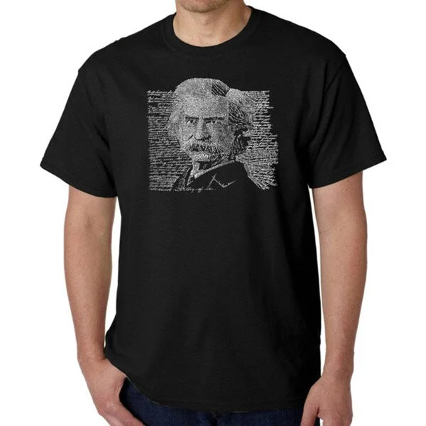 Streetwear Look Men's Los Angeles Pop Art Mark Twain T-Shirt