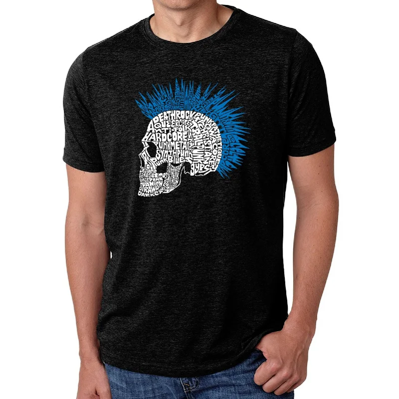 Casual Suits Men's Premium Blend Word Art T-shirt - Punk Mohawk