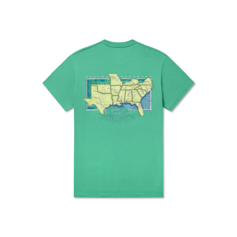 Relaxed Fit River Route Collection Tee - The South