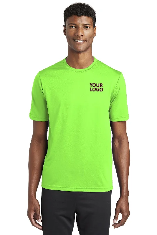 Stylish Polos Sport-Tek PosiCharge Branded Tough Tee's, Neon Green