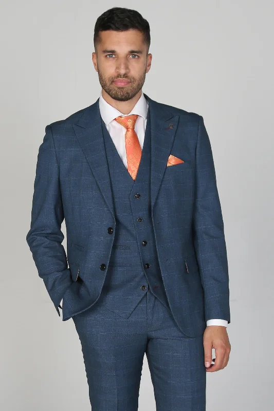 Fashion Basics Viceroy Navy Men's Three Piece Suit