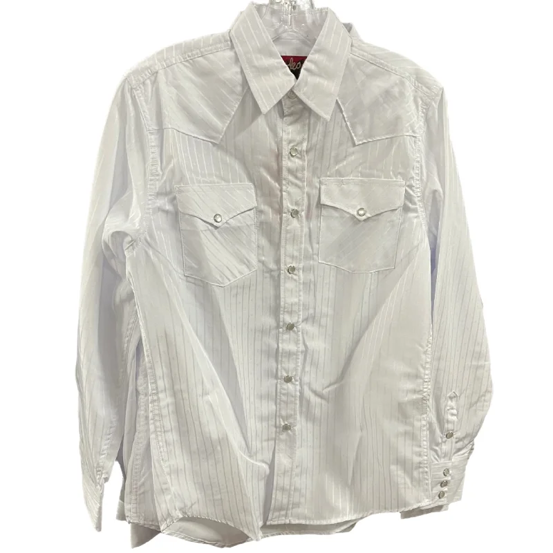 Sporty Jackets White Button Down