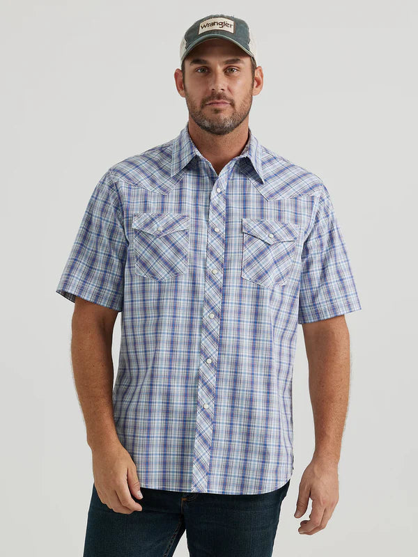 Comfortable Style Wrangler 20x Short Sleeve Snap Shirt