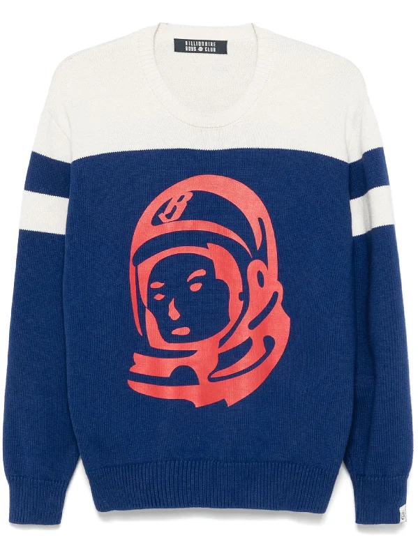 Sporty Look Astro Sweater