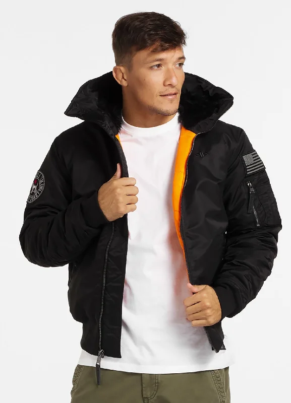 Long Trench Coats Men's winter hooded jacket Encino