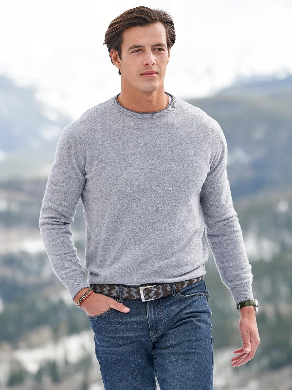 Sweater Vest John Contrast Crew Cashmere Sweater