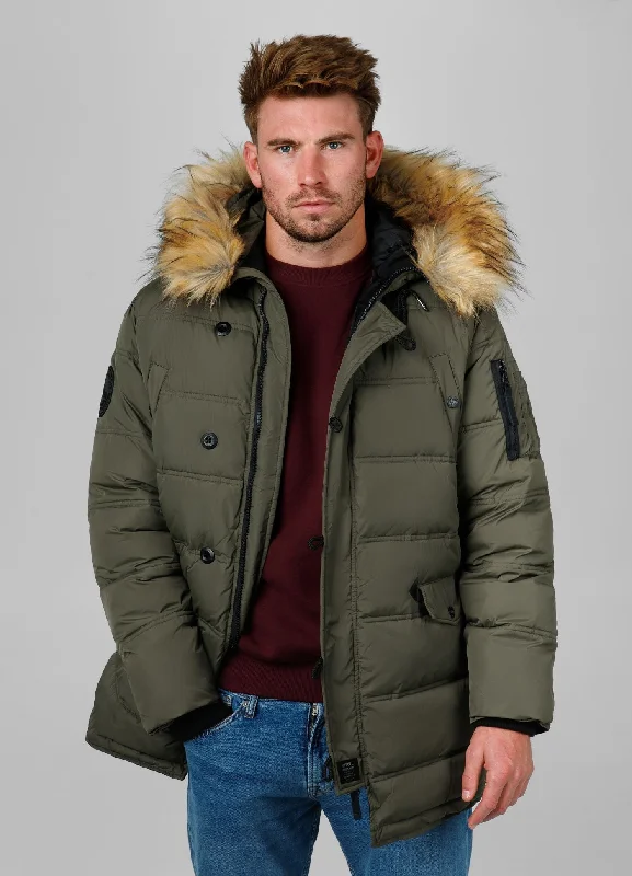 Relaxed Wear Men's winter  hooded parka jacket Kingston II